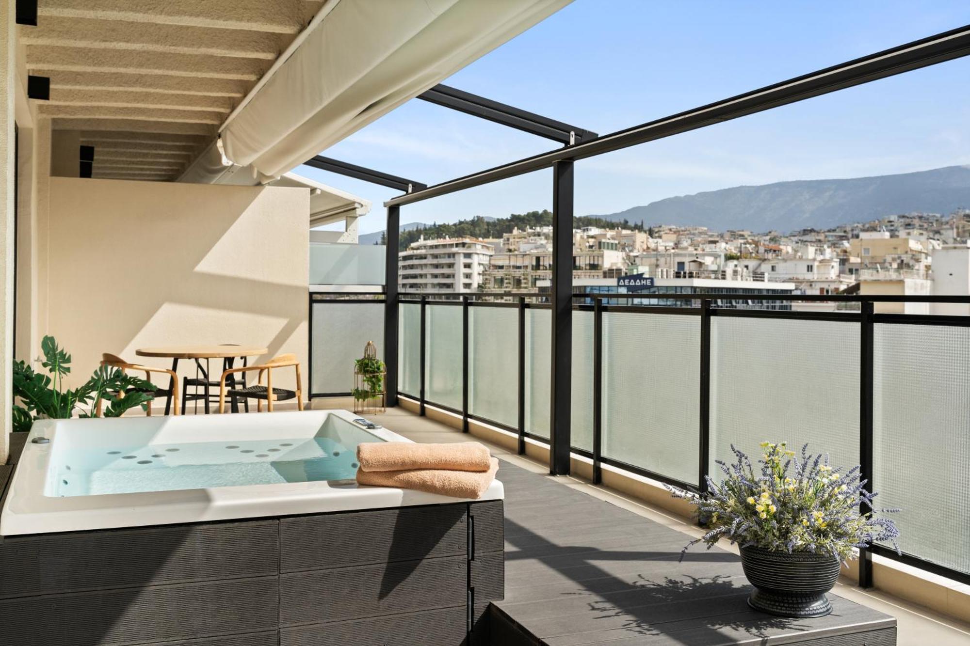 Acron 12 Penthouse Acropolis Suites Athen Eksteriør bilde